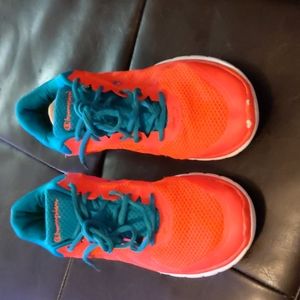 Pink and Blue Champion Sneakers